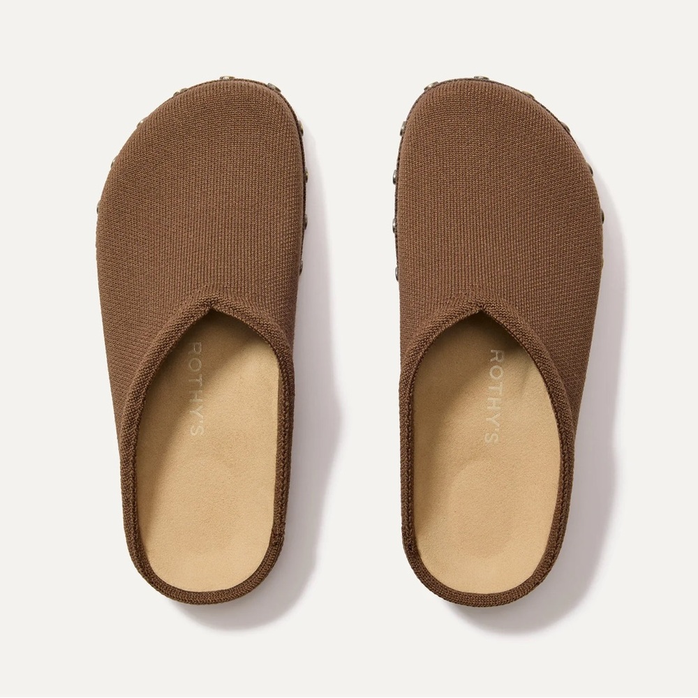 Rothy’s Casual Clog in Studded Cinnamon